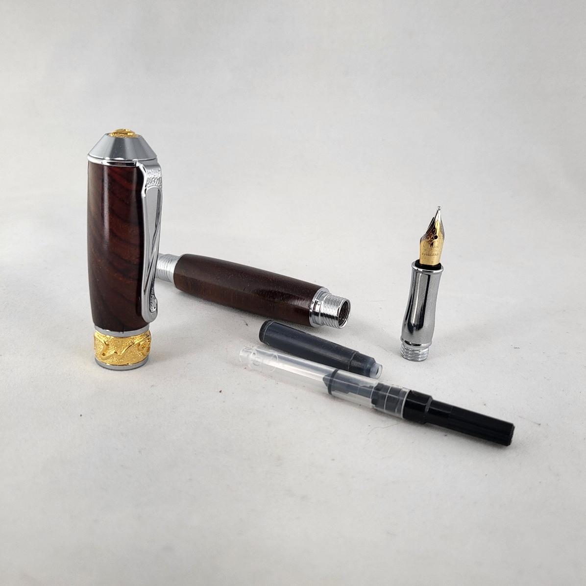 Broadwell Chrome and gold with cocobolo